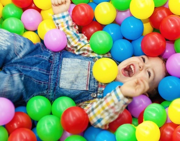 A child is playing in our Creche Notting Hill London